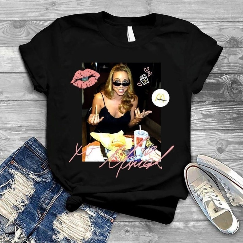 Mariah Carey Mcdonalds Tshirt Mariah Carey Shirt